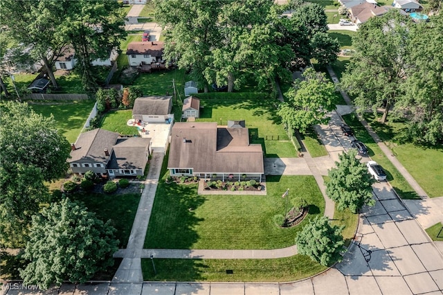 25171 Doe Dr, North Olmsted, OH 44070 - aerial overview of property's location with nearby suburban area
