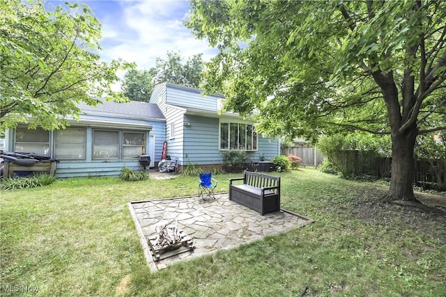 4480 W 224th St, Fairview Park, OH 44126 - view of yard with a patio