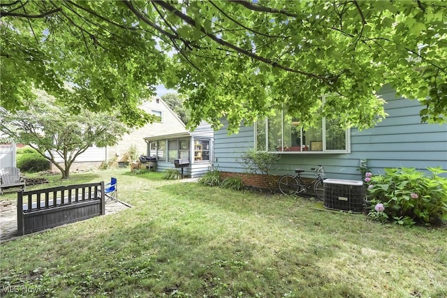 4480 W 224th St, Fairview Park, OH 44126 - view of green lawn with a sunroom
