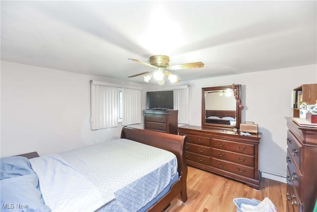 4480 W 224th St, Fairview Park, OH 44126 - bedroom featuring light wood-style floors and ceiling fan