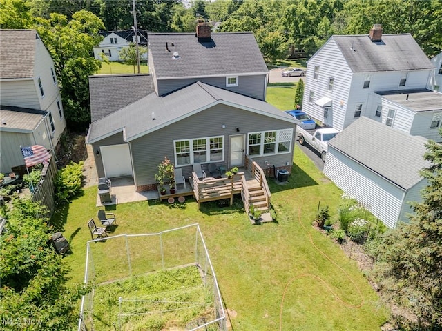 4959 Anderson Rd, Lyndhurst, OH 44124 - aerial view of property and surrounding area
