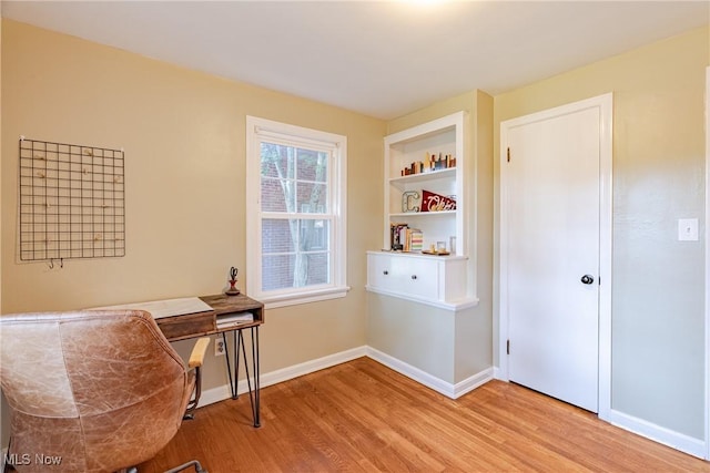 2383 Saybrook Rd, University Heights, OH 44118 - office area featuring wood finished floors and baseboards