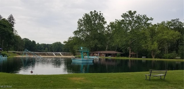1173 Ridge Rd, Salem, OH 44460 - water view featuring a heavily wooded area