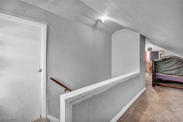 29100 Weber Ave, Wickliffe, OH 44092 - stairs with vaulted ceiling and carpet flooring
