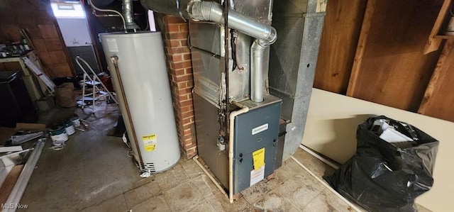 963 Chelston Rd, South Euclid, OH 44121 - utility room with water heater and heating unit