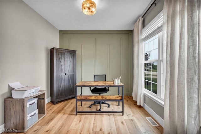 1383 Easton Way, Brunswick, OH 44212 - home office featuring light wood-style floors and baseboards