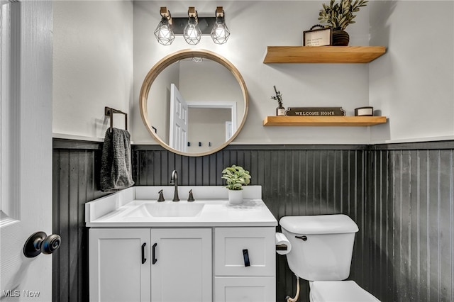 1383 Easton Way, Brunswick, OH 44212 - bathroom featuring wainscoting and vanity