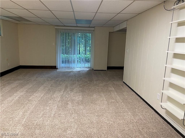 17079 Cats Den Rd, Chagrin Falls, OH 44023 - carpeted spare room featuring a drop ceiling