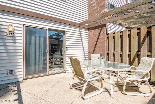 2262 Pine Top Ct Unit 31, Akron, OH 44319 - view of patio with a pergola and outdoor dining space