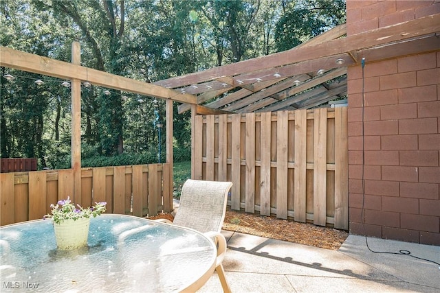 2262 Pine Top Ct Unit 31, Akron, OH 44319 - view of patio with outdoor dining space and a pergola