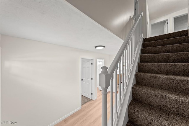 3695 S Hametown Rd, Norton, OH 44203 - stairs featuring wood finished floors and baseboards