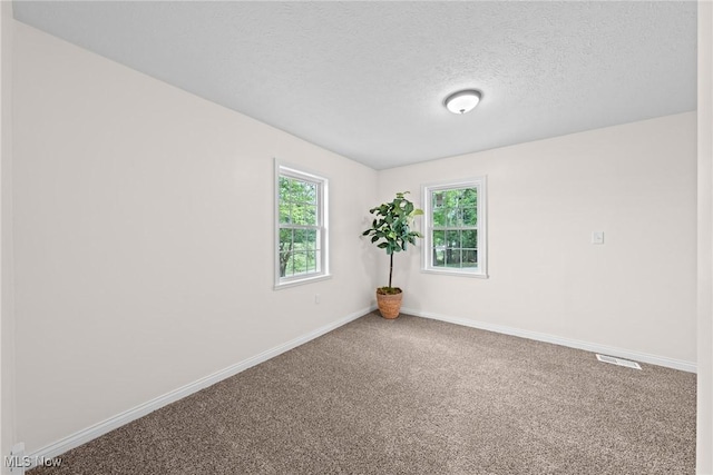 3695 S Hametown Rd, Norton, OH 44203 - empty room with carpet flooring and a textured ceiling