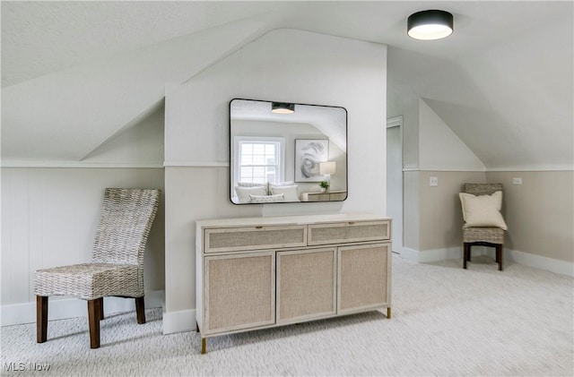 22100 Priday Ave, Euclid, OH 44123 - sitting room with lofted ceiling and light colored carpet