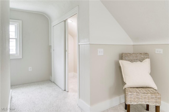 22100 Priday Ave, Euclid, OH 44123 - sitting room with vaulted ceiling and carpet