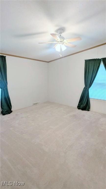 226 Troy Oaks Dr, Hiram, OH 44234 - unfurnished bedroom featuring ceiling fan and carpet flooring