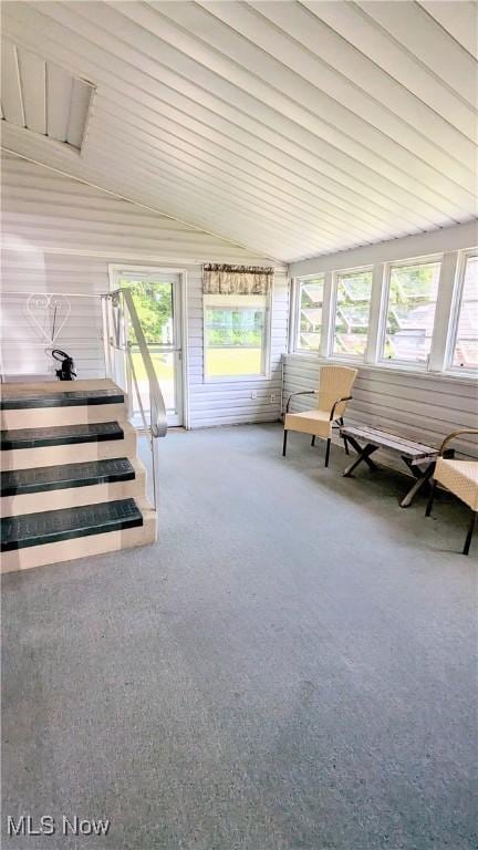 226 Troy Oaks Dr, Hiram, OH 44234 - sunroom / solarium with vaulted ceiling