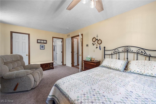 23730 Sawmill Bnd, Olmsted Falls, OH 44138 - bedroom featuring carpet and a ceiling fan