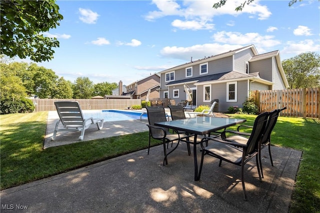 23730 Sawmill Bnd, Olmsted Falls, OH 44138 - fenced backyard with a patio area