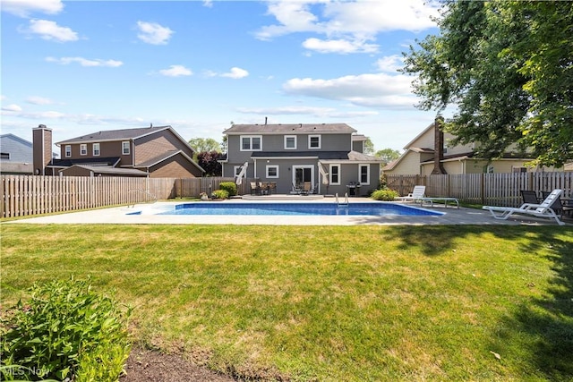 23730 Sawmill Bnd, Olmsted Falls, OH 44138 - back of property featuring a fenced backyard and a patio area