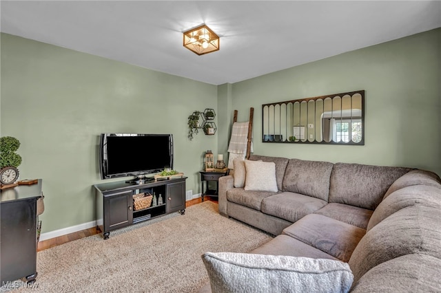 9013 Elsmere Dr, Parma, OH 44130 - living room featuring wood finished floors and baseboards