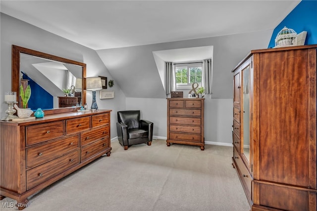9013 Elsmere Dr, Parma, OH 44130 - bedroom with light colored carpet and lofted ceiling