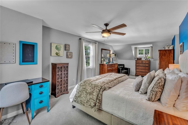 9013 Elsmere Dr, Parma, OH 44130 - bedroom featuring light carpet, a desk, and multiple windows