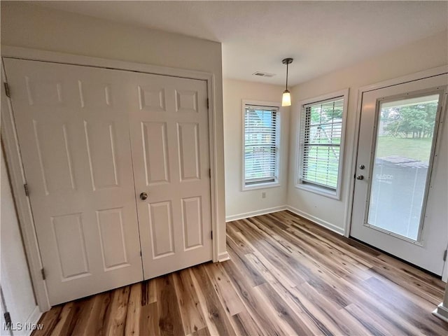 507B Memory Ln, Bethesda, OH 43719 - unfurnished dining area featuring wood finished floors