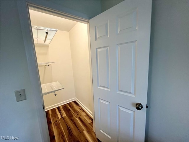 507B Memory Ln, Bethesda, OH 43719 - spacious closet with dark wood-type flooring
