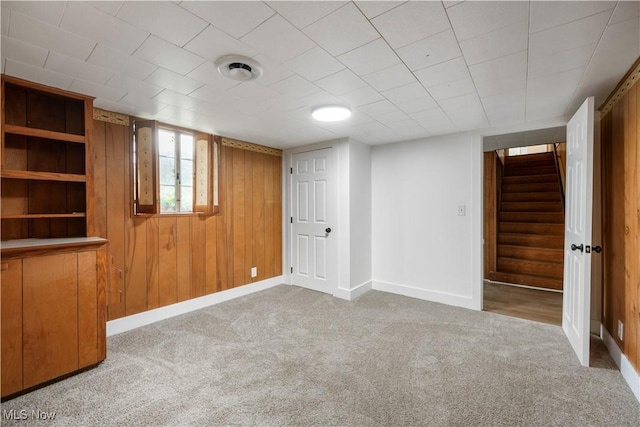 1005 Fairview Blvd, Coshocton, OH 43812 - basement featuring carpet floors and stairs