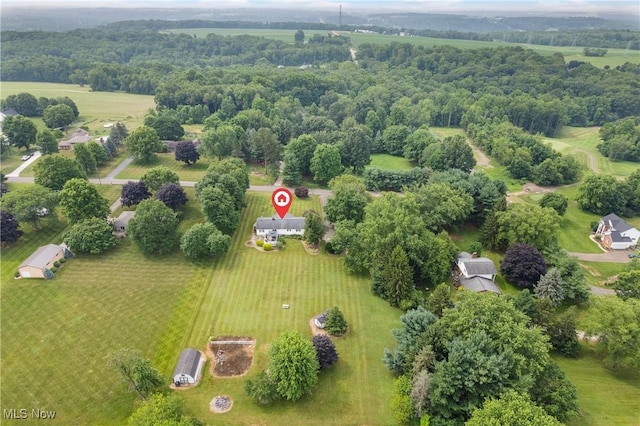 3111 Serfass Rd, New Franklin, OH 44216 - aerial view of sparsely populated area