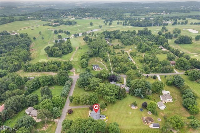 3111 Serfass Rd, New Franklin, OH 44216 - aerial view of sparsely populated area featuring a tree filled landscape