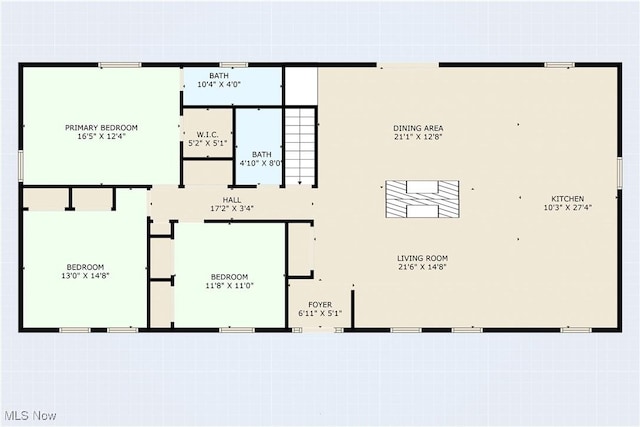 3111 Serfass Rd, New Franklin, OH 44216 - view of property floor plan