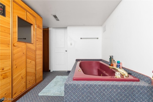 3111 Serfass Rd, New Franklin, OH 44216 - bathroom with a tub with jets and a sink