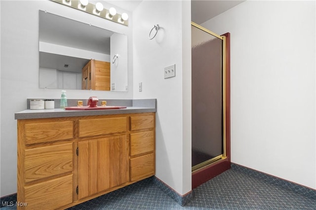 3111 Serfass Rd, New Franklin, OH 44216 - full bathroom featuring a shower stall and vanity