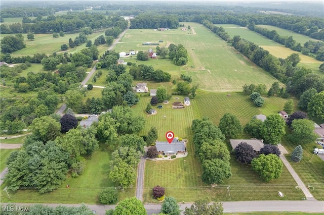 3111 Serfass Rd, New Franklin, OH 44216 - overview of rural landscape featuring abundant farmland