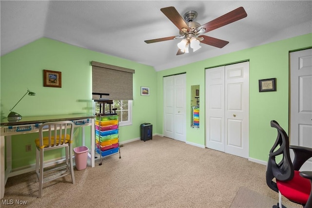 14531 Cross Creek Ln Unit 7, North Royalton, OH 44133 - carpeted office with ceiling fan and baseboards