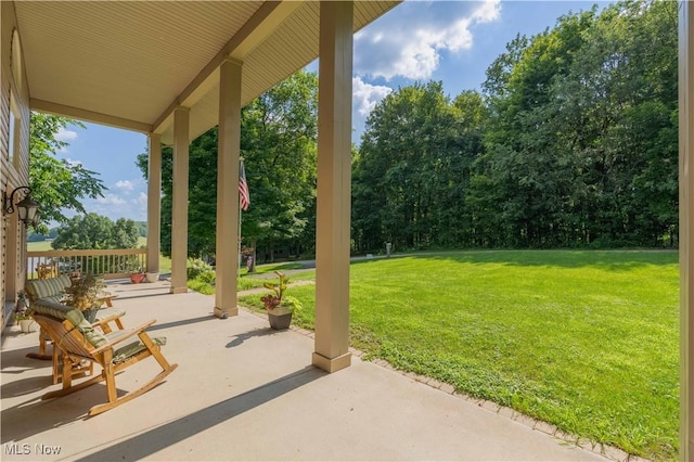 7716 N Ridge Pl, Lisbon, OH 44432 - porch with a yard