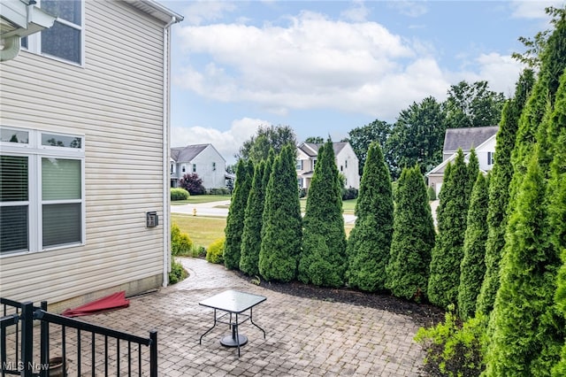 464 Marfa Cir, Copley, OH 44321 - view of patio featuring a residential view