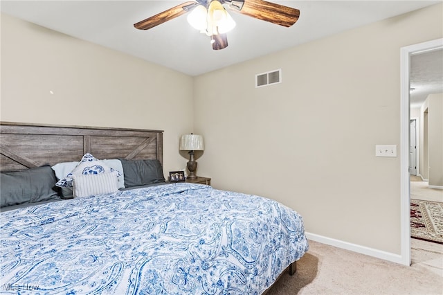464 Marfa Cir, Copley, OH 44321 - carpeted bedroom with baseboards and ceiling fan