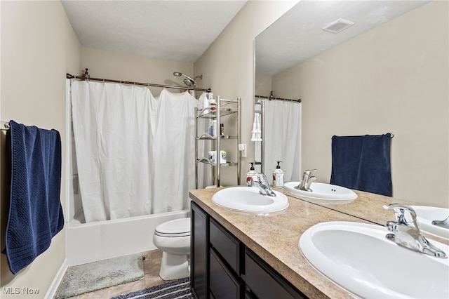 464 Marfa Cir, Copley, OH 44321 - bathroom with shower / tub combo and double vanity
