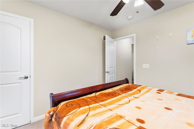 464 Marfa Cir, Copley, OH 44321 - carpeted bedroom with ceiling fan and baseboards