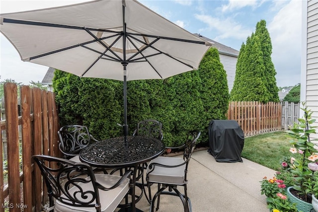 23450 Wainwright Ter, Olmsted Falls, OH 44138 - view of patio featuring grilling area