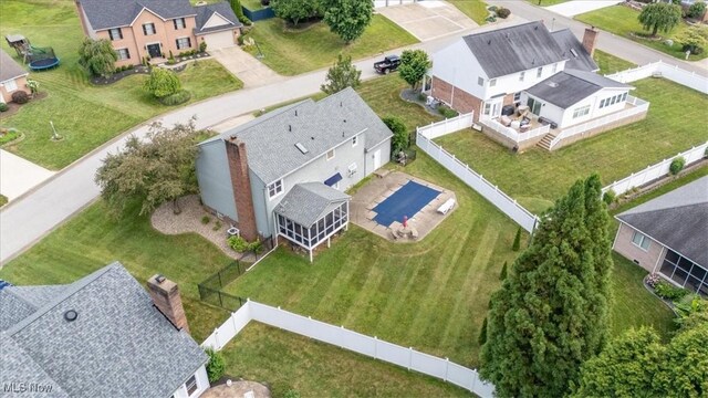 1103 Greenmont Cir, Vienna, WV 26105 - aerial perspective of suburban area
