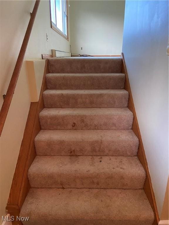 100 Crestview Dr, Newcomerstown, OH 43832 - stairs with carpet flooring