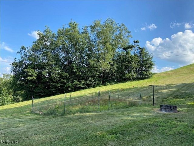 100 Crestview Dr, Newcomerstown, OH 43832 - view of yard with a view of countryside