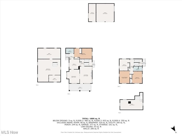 57 Charles Ave, Boardman, OH 44512 - view of floor plan / room layout
