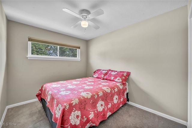 484 E 319th St, Willowick, OH 44095 - carpeted bedroom with baseboards and a ceiling fan