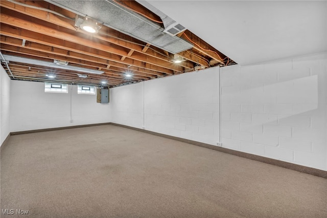 484 E 319th St, Willowick, OH 44095 - below grade area featuring electric panel and baseboards