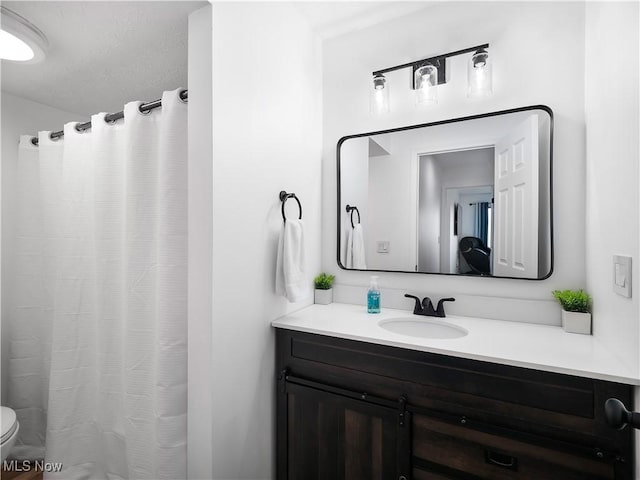 1217 W River Rd N Unit A3, Elyria, OH 44035 - full bathroom featuring vanity and a shower with shower curtain