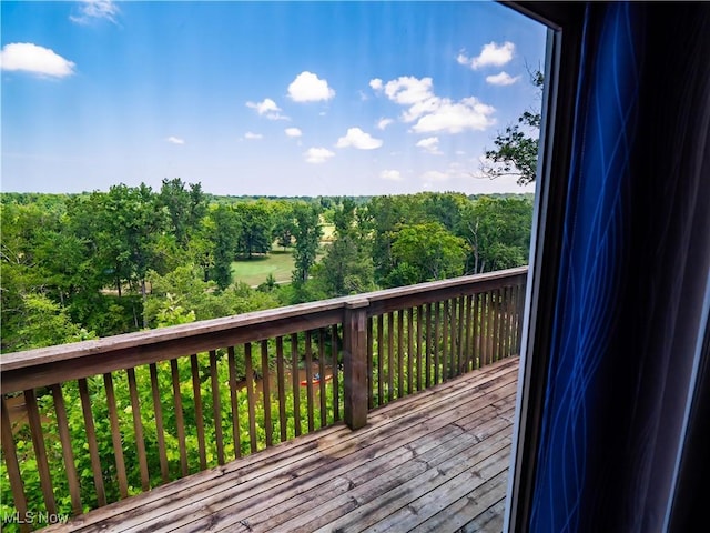1217 W River Rd N Unit A3, Elyria, OH 44035 - view of wooden deck